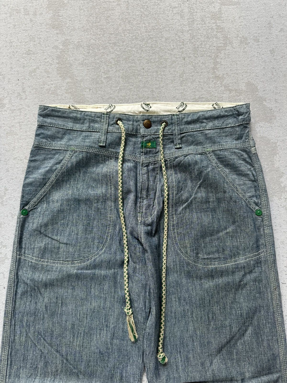 Edwin 712RS Vintage EDWIN TOKYO-JAPAN WorkWear Roll Ups Denim Pant Size US 33 - 2 Thumbnail