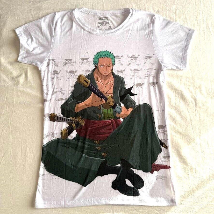 One Piece Rare One Piece Zoro T-Shirt AOP Stretch Anime Adult Size XL Size US XL / EU 56 / 4 - 1 Thumbnail