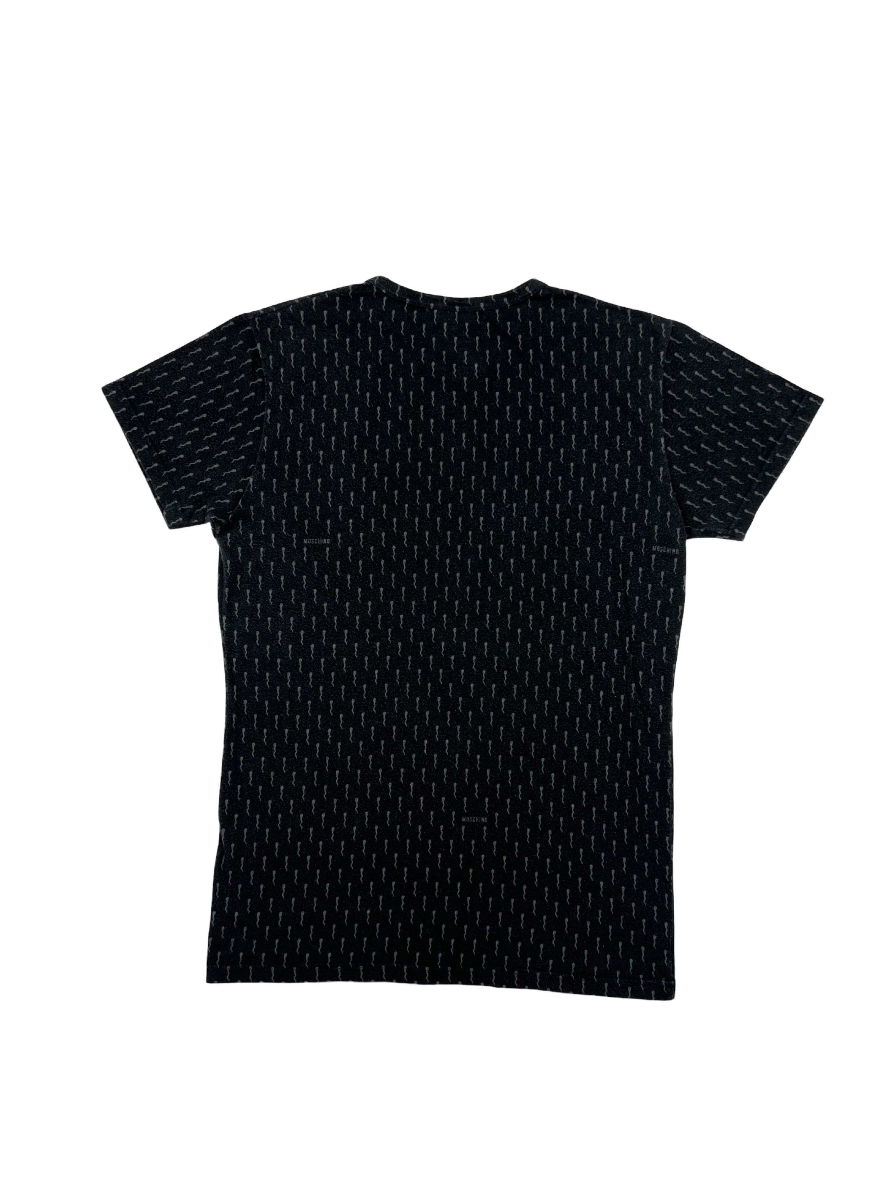 Moschino × Vintage Vintage Moschino Underwear Crazy Pattern Tee Size US S / EU 44-46 / 1 - 3 Thumbnail