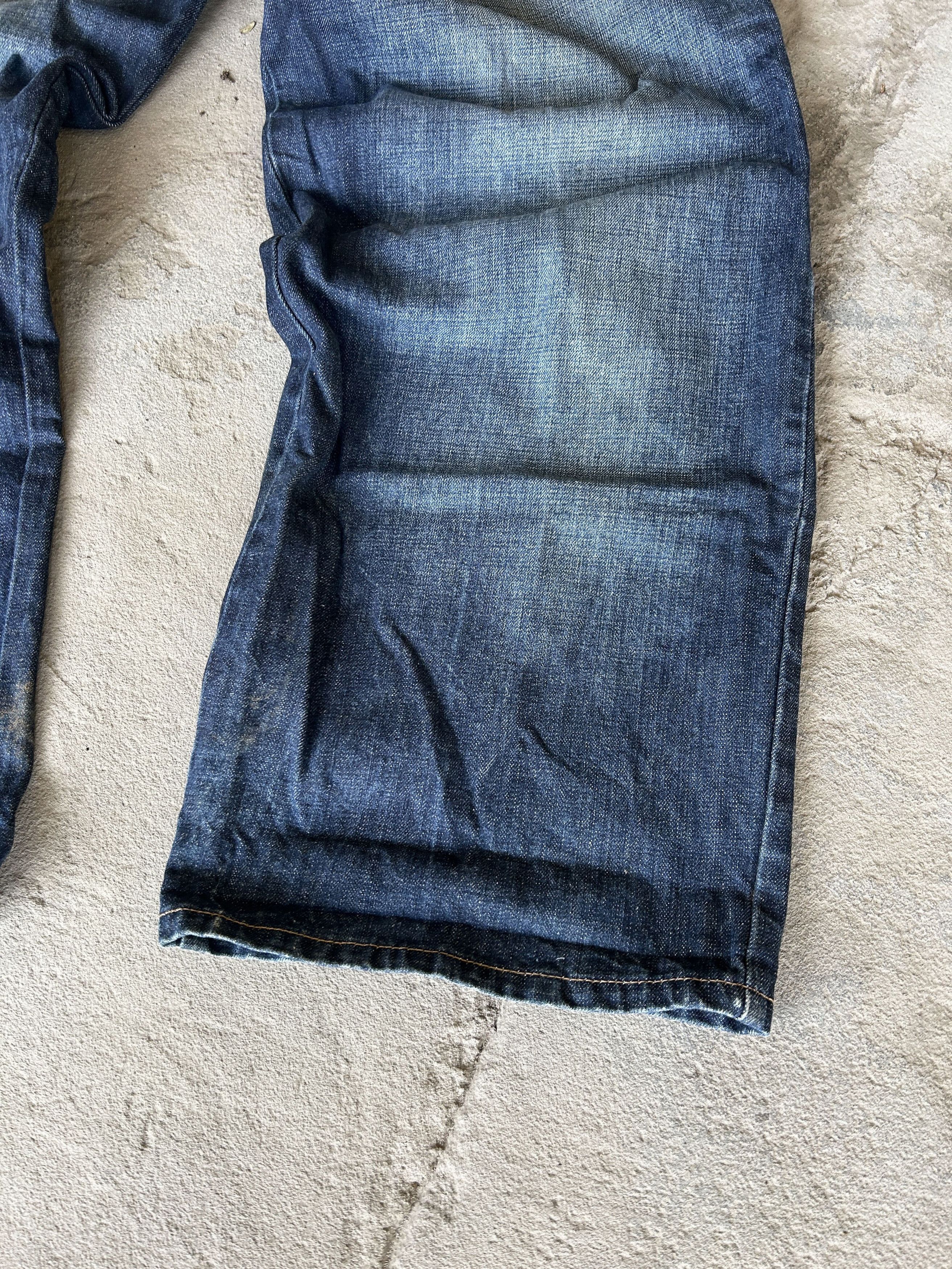 Vintage JNCO Style Rave Baggy Rap Denim Jeans y2k sk8 90s Size US 32 / EU 48 - 8 Thumbnail