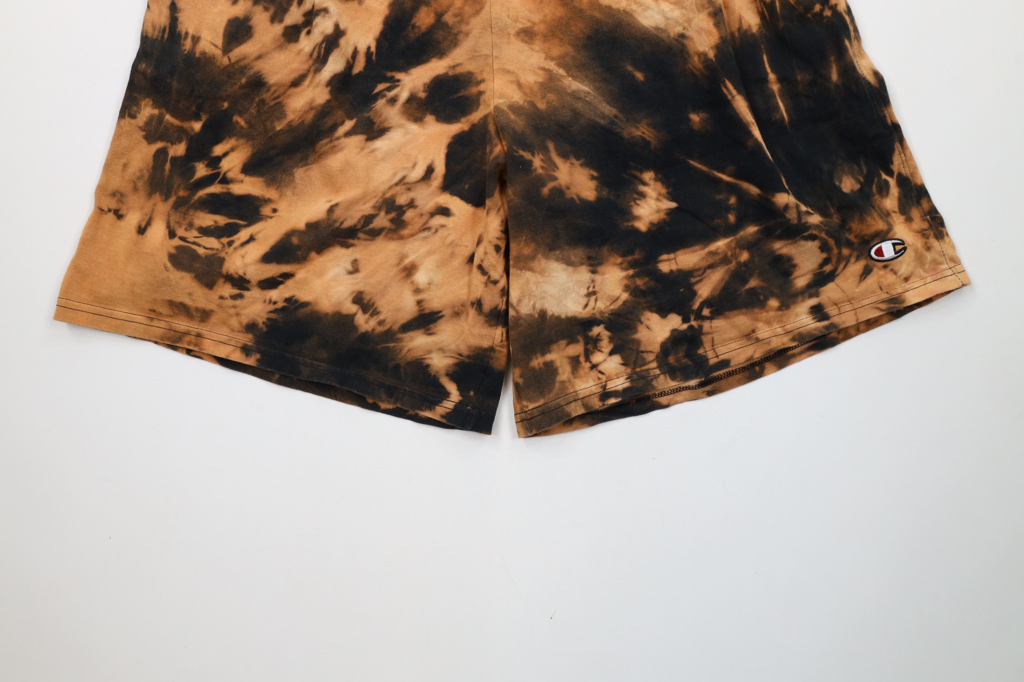 Champion × Vintage Vintage Champion Logo Acid Wash Above Knee Shorts Cotton Size US 36 / EU 52 - 4 Thumbnail
