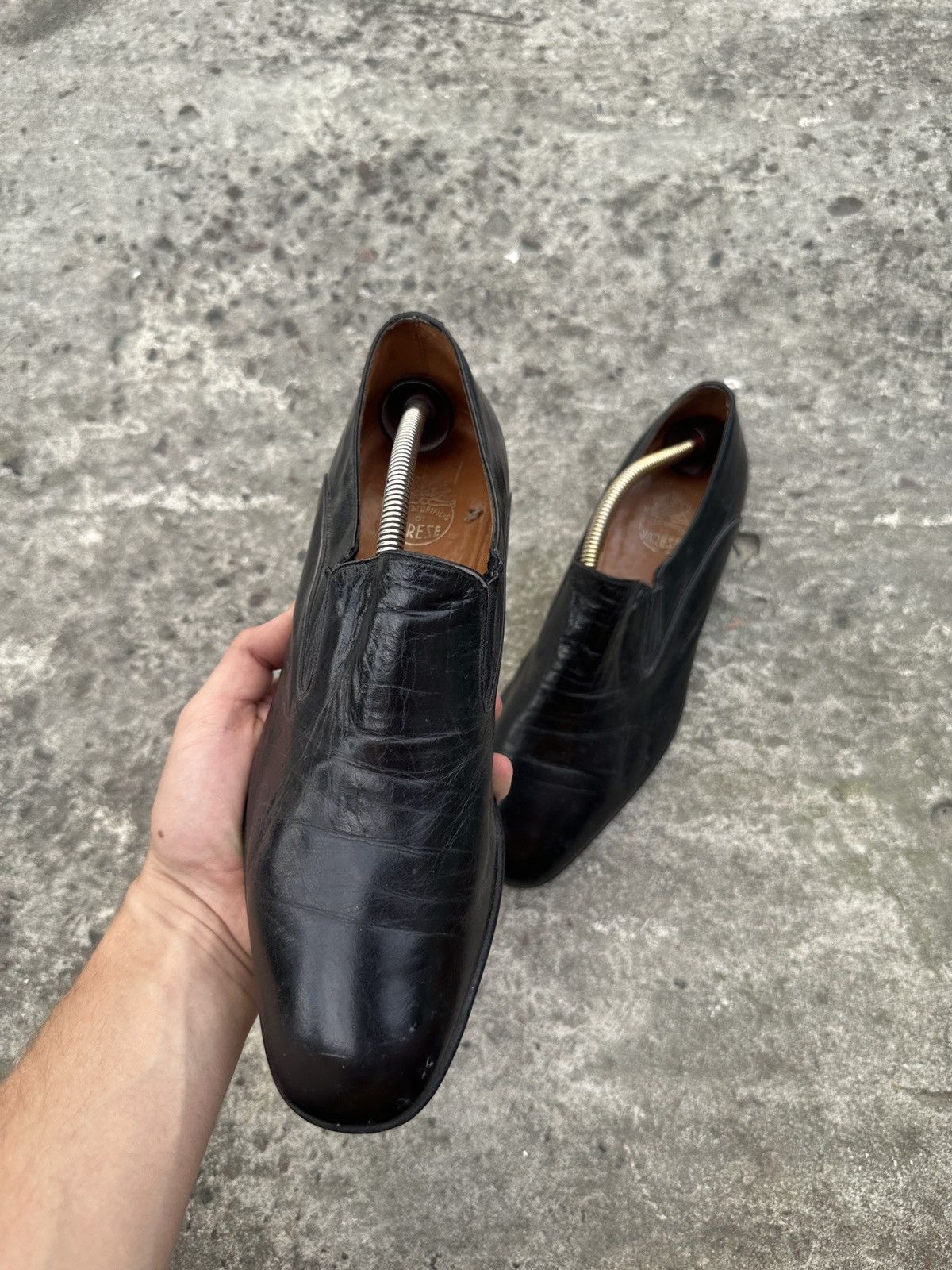 Designer Vintage Verese Italian Casual Leather Shoes Luxury 7,5 Rare Size US 7.5 / EU 40-41 - 3 Thumbnail