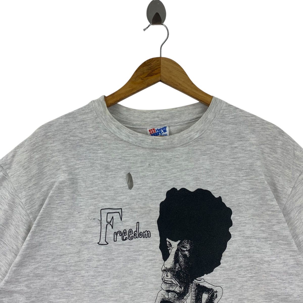 Band Tees × Vintage Vintage JIMI HENDRIX guitarist printed tee Size US L / EU 52-54 / 3 - 2 Thumbnail