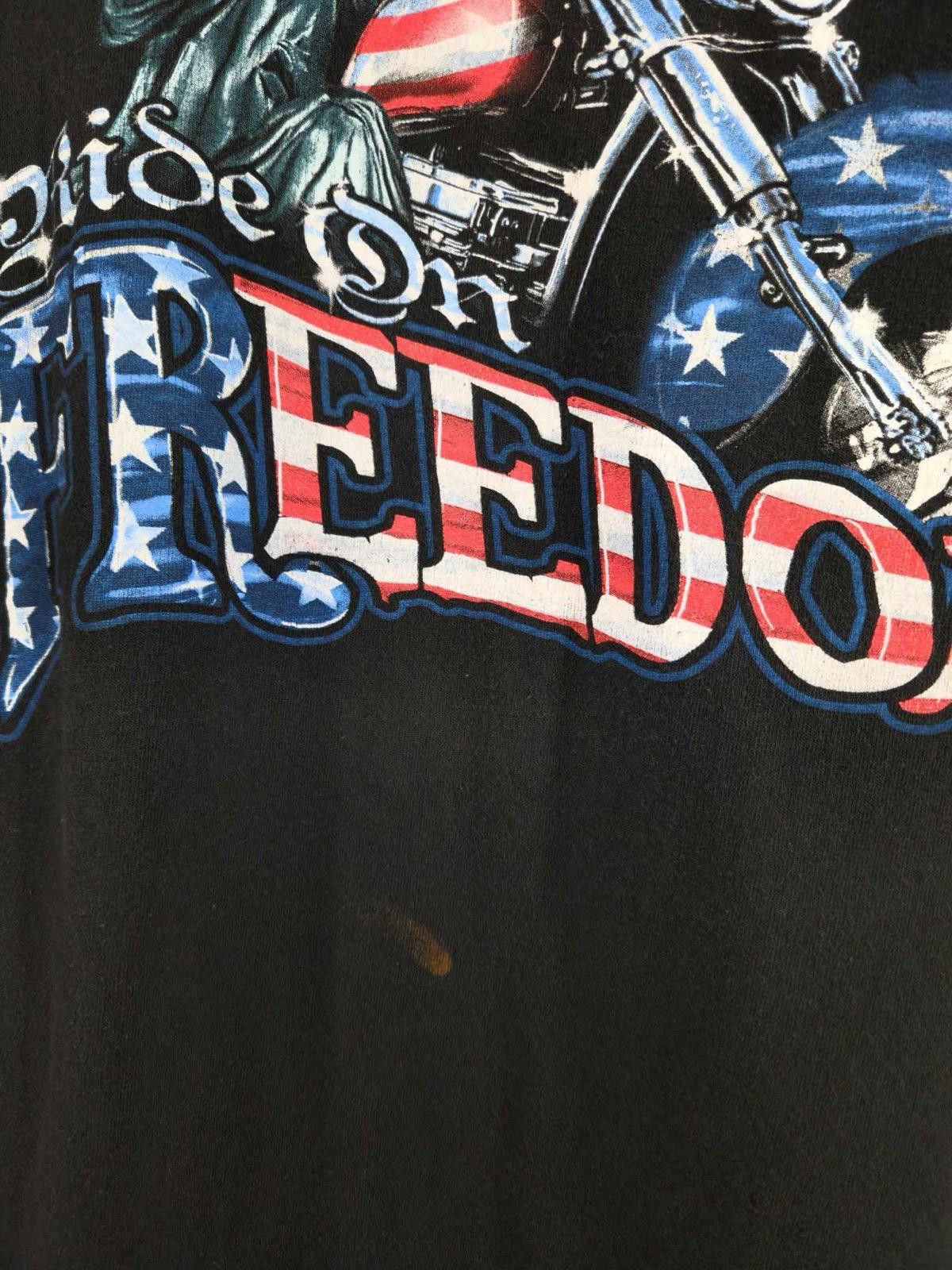 Designer Delta Pro Weight Freedom Motorcycle T-Shirt - XL Size US XL / EU 56 / 4 - 2 Thumbnail