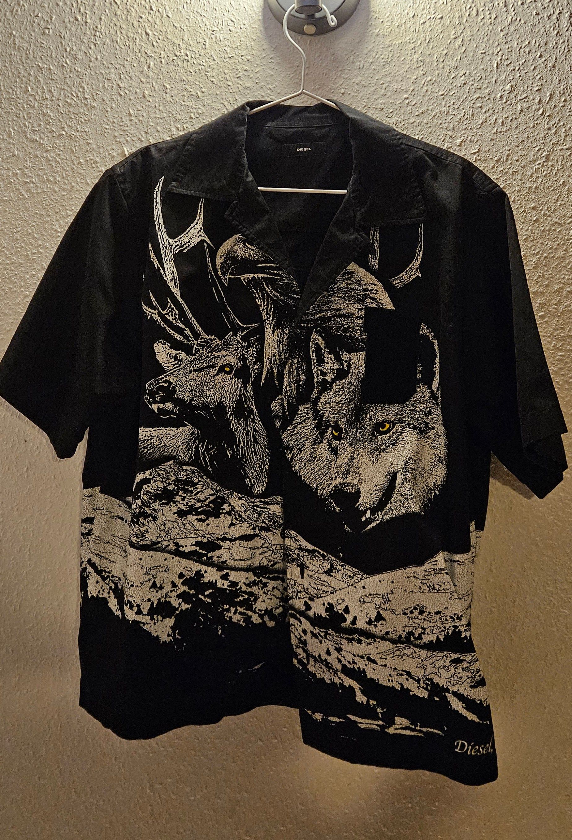 Diesel Diesel Hemd "Only the brave" Size US M / EU 48-50 / 2 - 2 Thumbnail