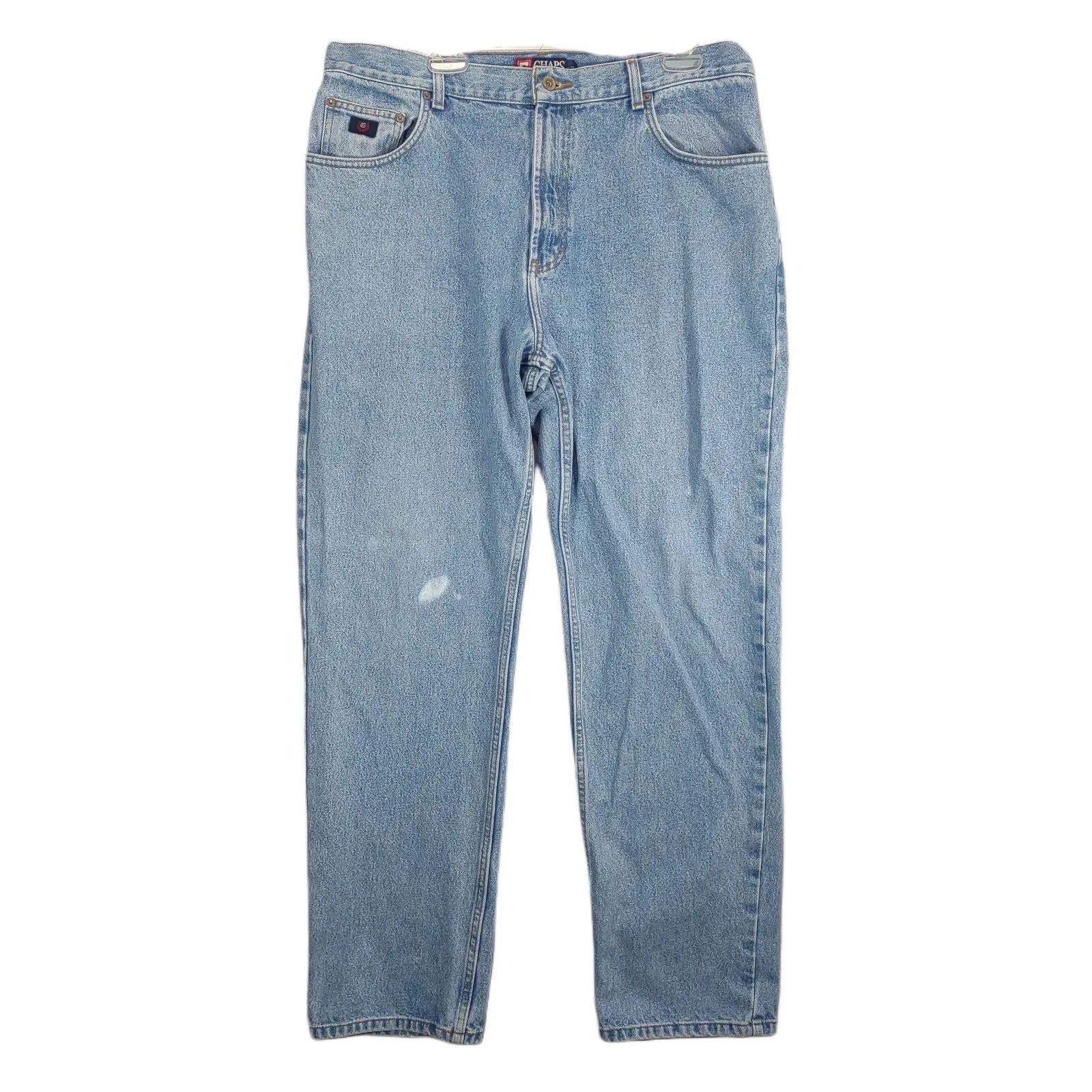 Chaps Ralph Lauren Vtg 1990s Chaps Ralph Lauren Men's 38x32 Stone Wash Jeans Size US 38 / EU 54 - 1 Thumbnail