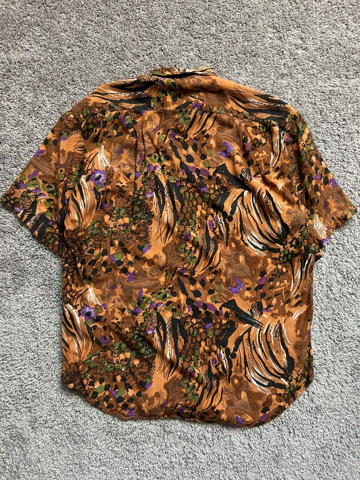 Vintage Vintage 70s Rayon Button Up Single Needle Tailoring Format Size US S / EU 44-46 / 1 - 6 Thumbnail