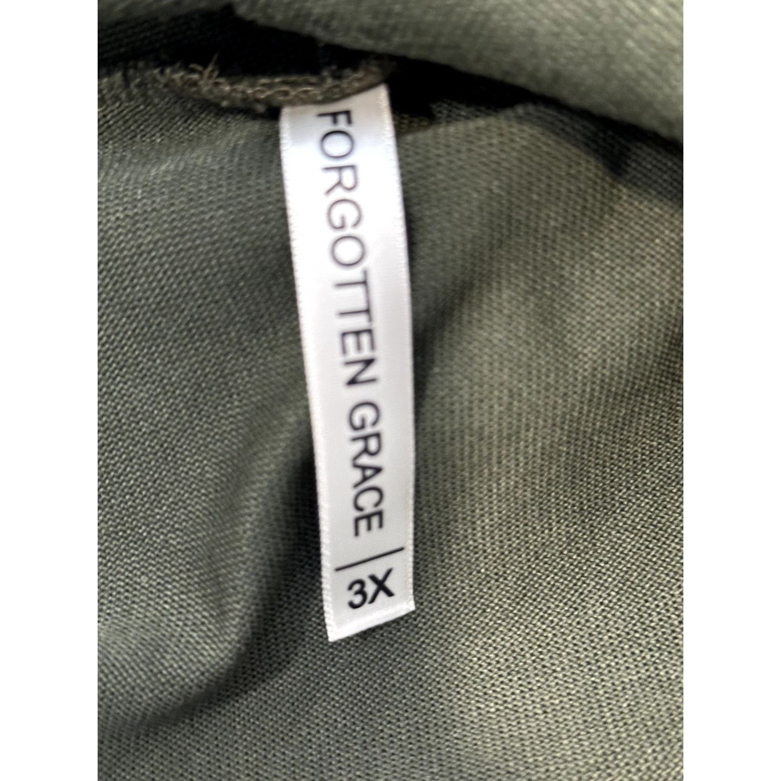 Other Forgotten Grace Green Long Sleeve Cowl Neck Sweater 3X NWOT Size 3XL / US 20-22 - 8 Thumbnail