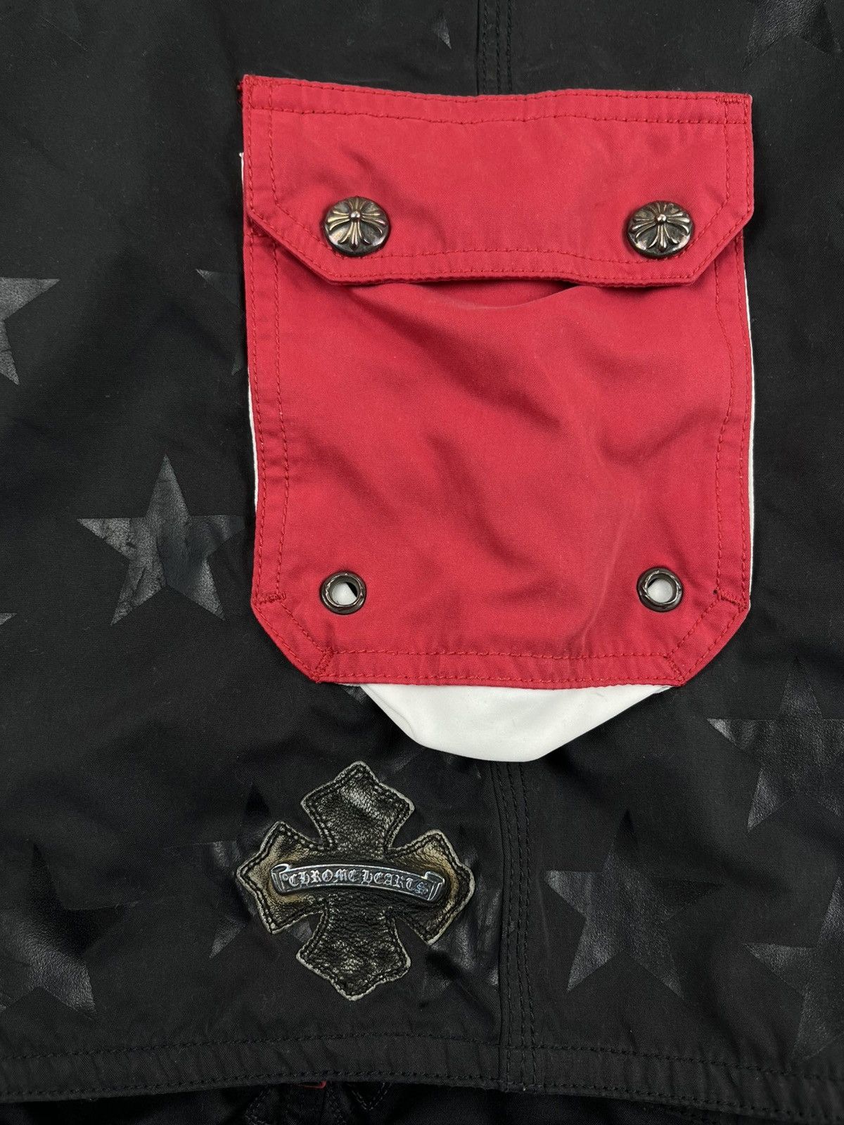 Chrome Hearts Chrome Hearts 7 Patch Leather Plus Cross Boxing Board Shorts Size US 36 / EU 52 - 5 Thumbnail