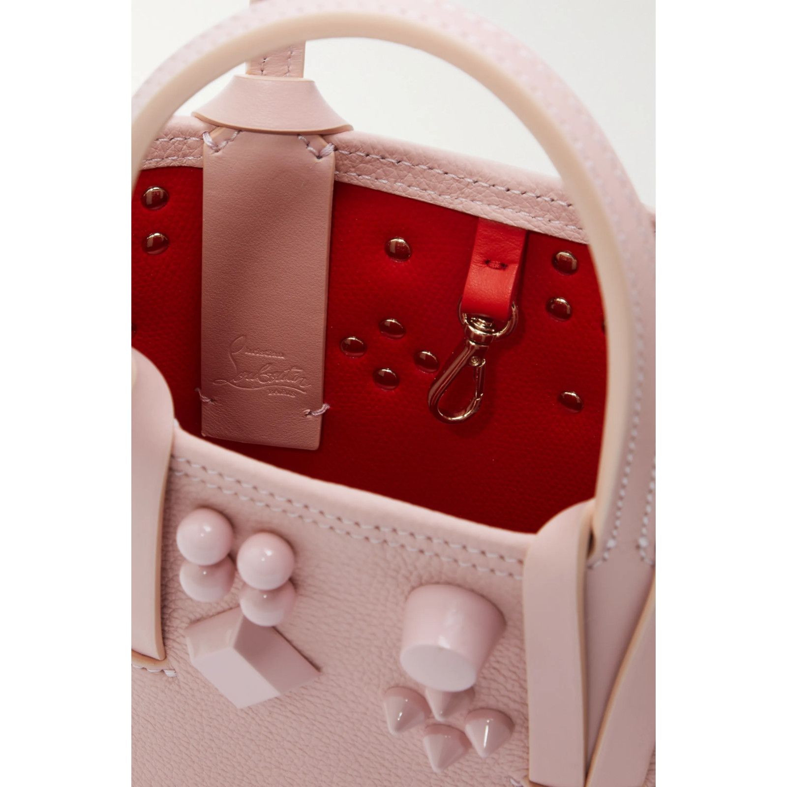 Christian Louboutin Christian Louboutin Stud Calf Leather Tote Crossbody Bag Size ONE SIZE - 11 Thumbnail