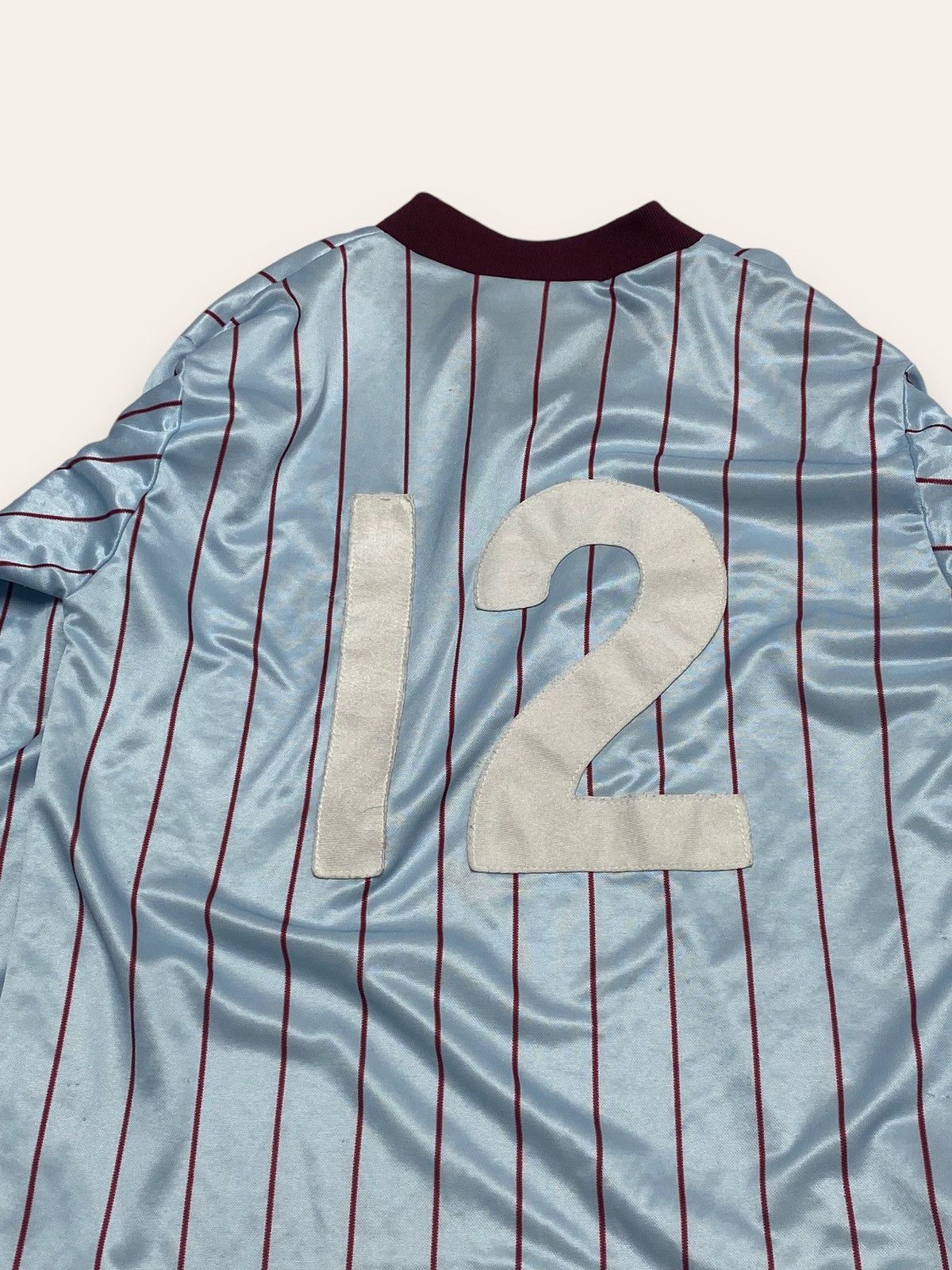 Vintage 90s Vintage TWO MOORS FC Striped Match Worn Jersey N12 Size US S / EU 44-46 / 1 - 5 Thumbnail