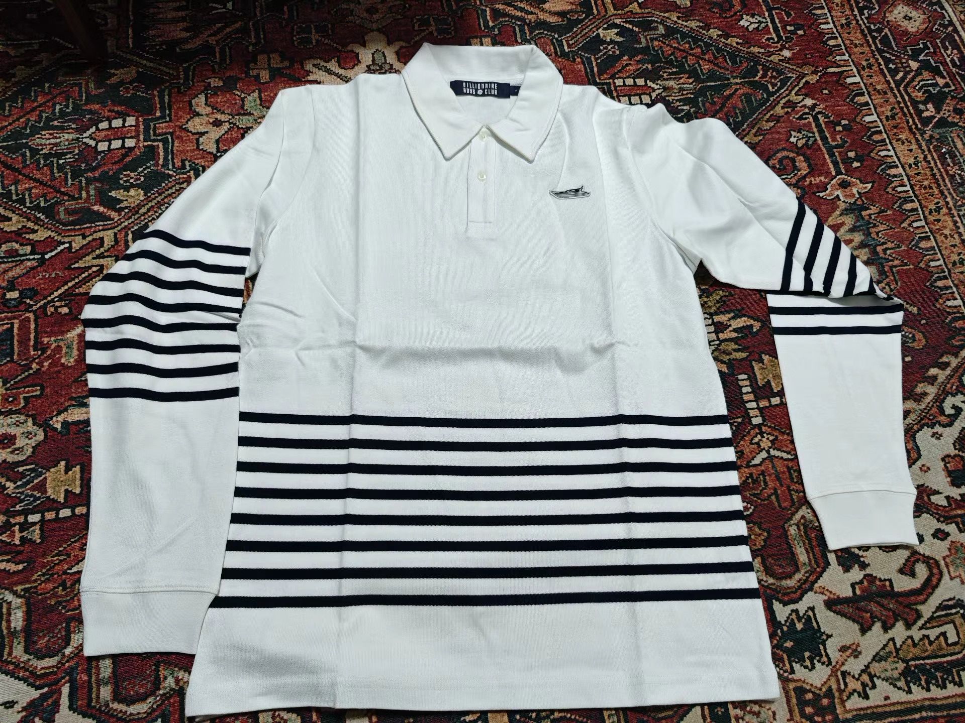 Billionaire Boys Club Billionaire Boys Club Long-Sleeve 100% Cotton T-Shirt Size US L / EU 52-54 / 3 - 1 Thumbnail