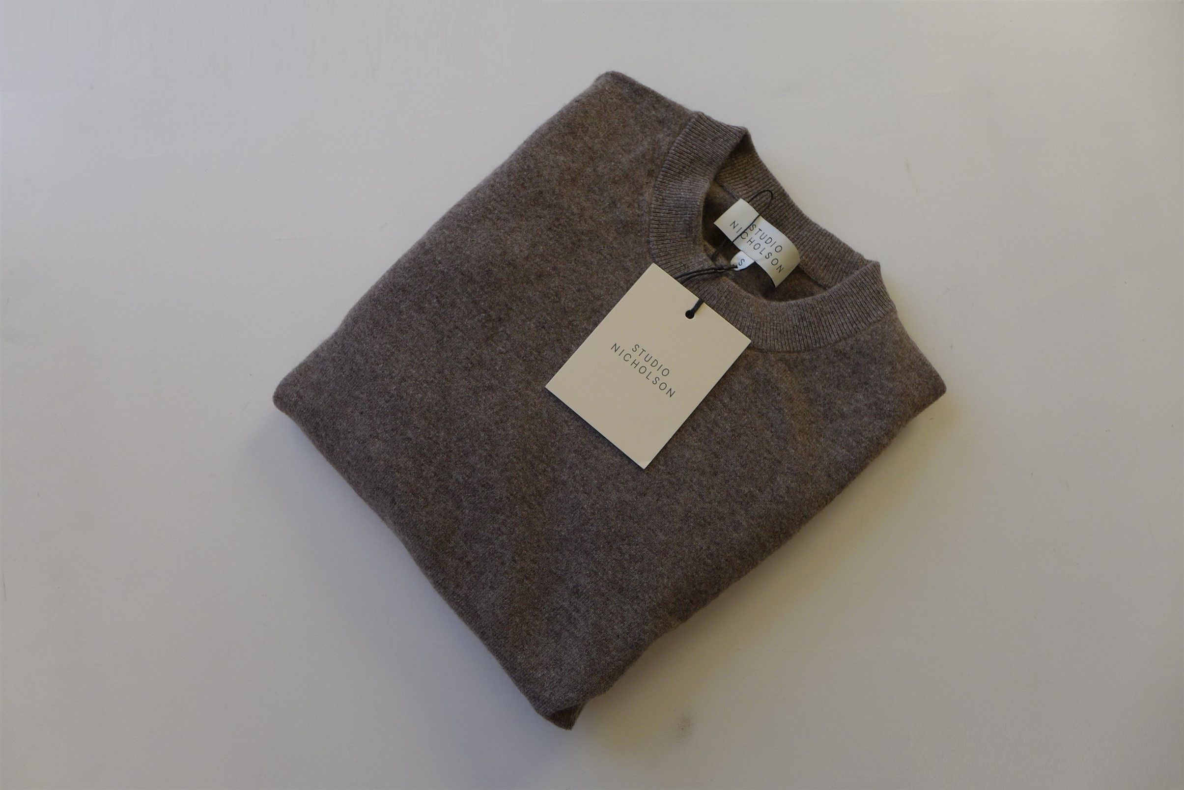 Studio Nicholson Studio Nicholson Fisherman Rib Sweater - Graphite Wool Size US S / EU 44-46 / 1 - 3 Thumbnail