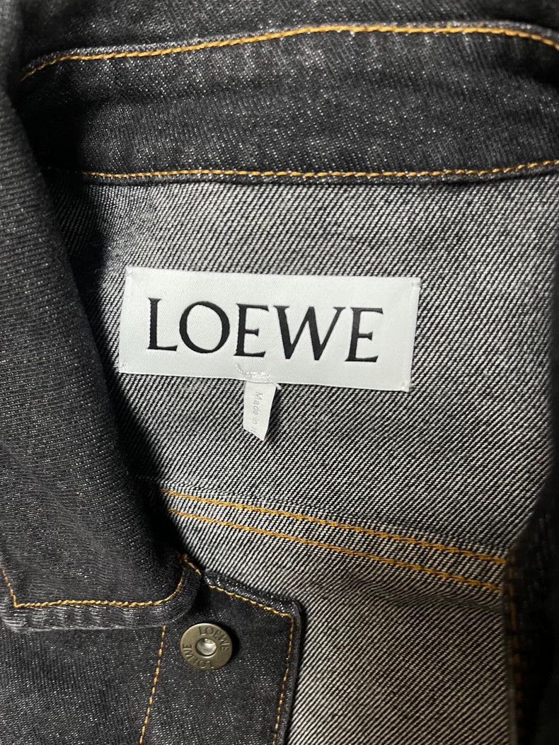 Loewe Loewe Black and gray denim jacket Size US XS / EU 42 / 0 - 2 Thumbnail
