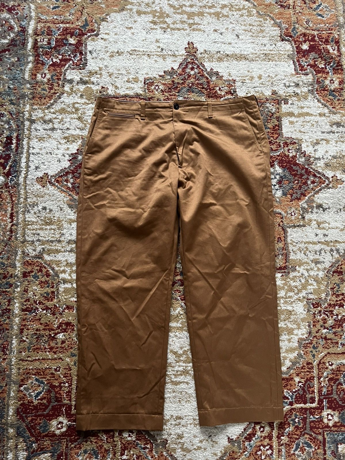 Blue Blanket Blue Blanket chino mustard pants high quality trousers Size US 40 / EU 56 - 1 Thumbnail