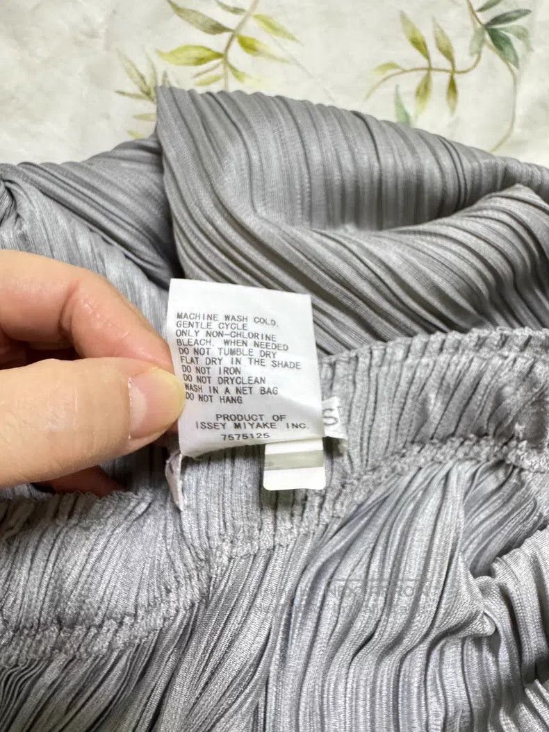 Issey Miyake Issey Miyake size:3 Light Gray Disc Midi Skirt Size 22" - 4 Thumbnail