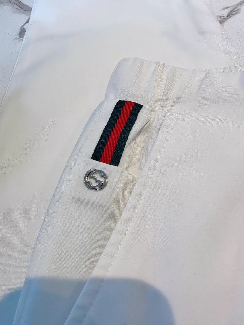 Gucci Gucci White casual pants 2502-Nextarrow Size US 34 / EU 50 - 3 Thumbnail