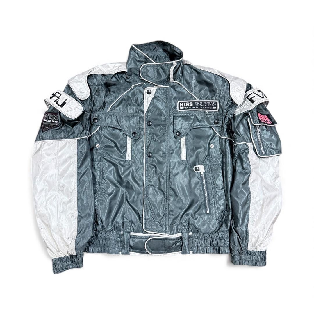 KISS VTG💥Kiss Racing Team Ridding Jacket Sport Specialist Motor Size US L / EU 52-54 / 3 - 5 Thumbnail