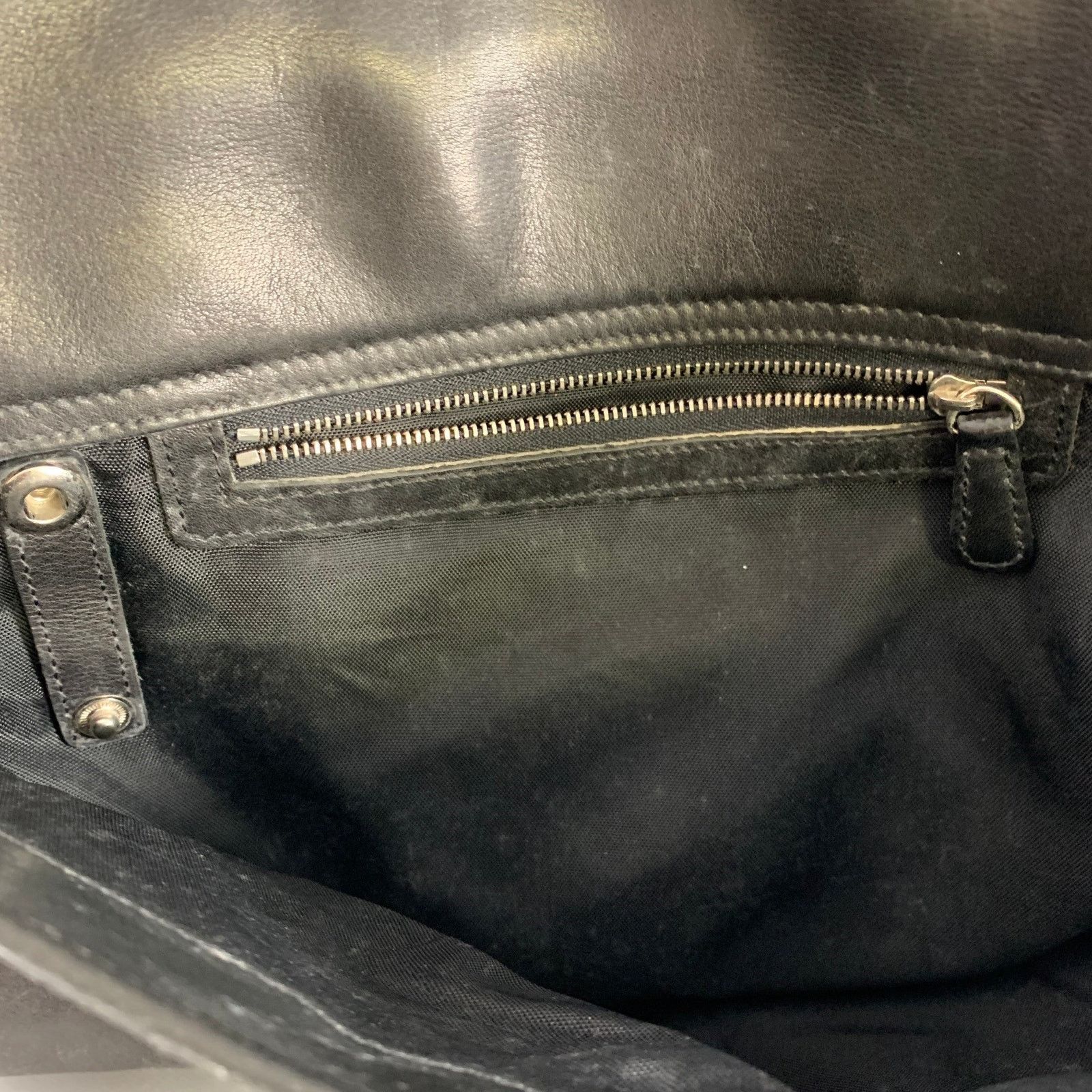 Coach COACH Black Cowhide Leather Messenger Bag Size ONE SIZE - 14 Thumbnail