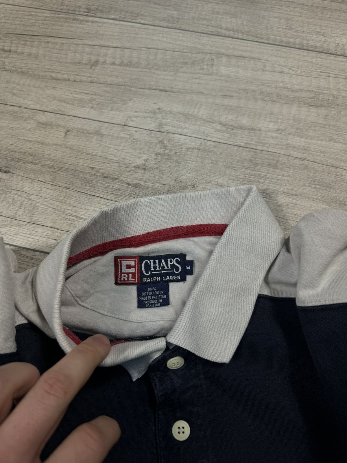 Chaps Ralph Lauren Vintage Ralph Lauren Chaps Rugby Polo Shirt Big Logo Size US M / EU 48-50 / 2 - 4 Thumbnail