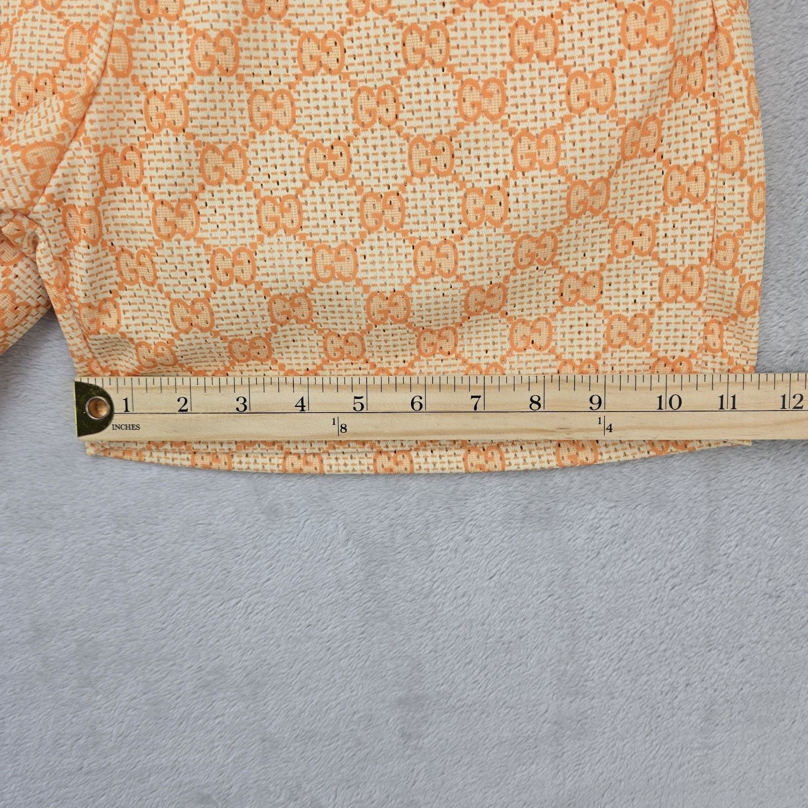 Bravest Studios Bravest Studios Mesh Shorts Mens Small GG Orange AOP Size US 28 / EU 44 - 8 Thumbnail
