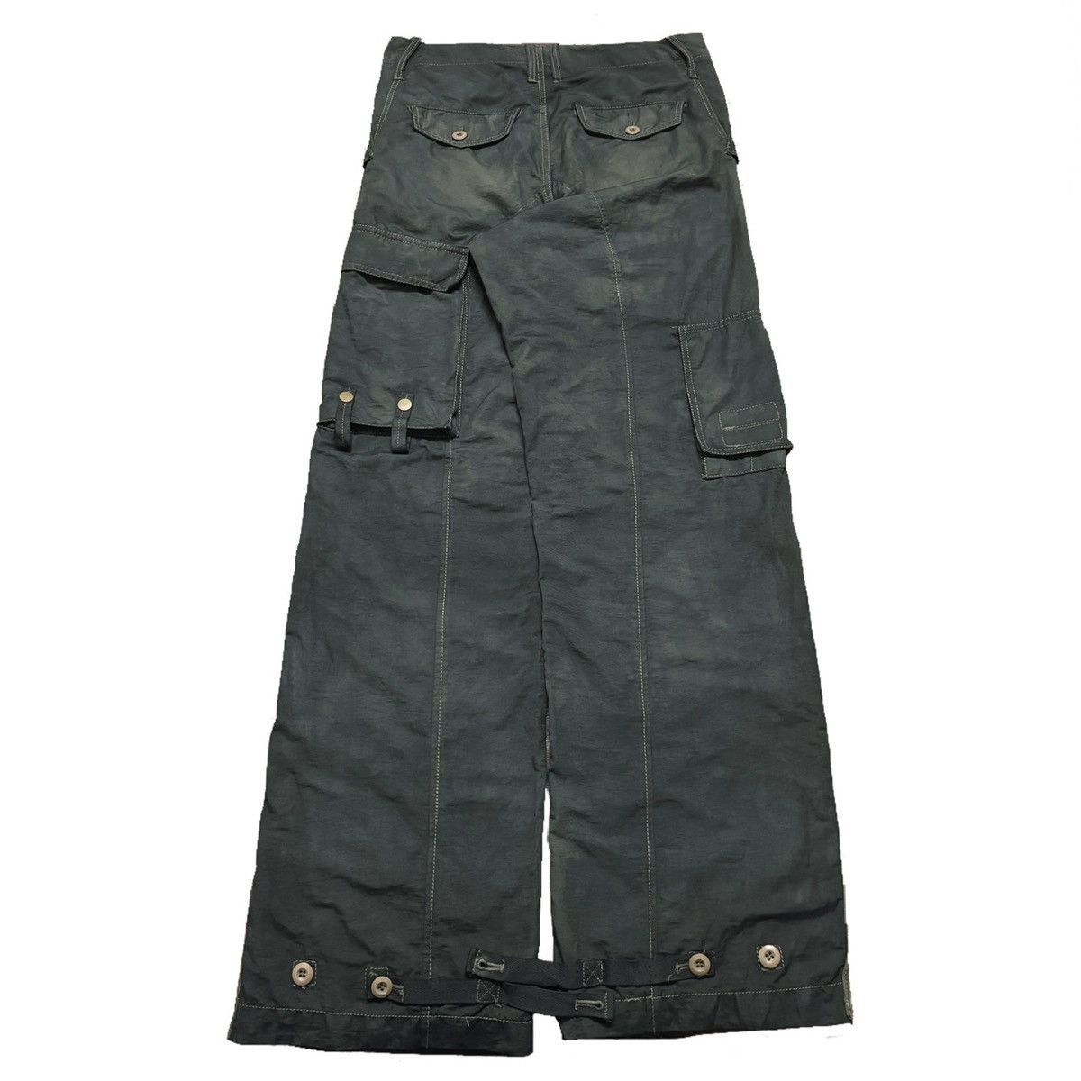 GOA 00s G.O.A Multi Pockets Flare Cargo Pants Size US 33 - 2 Thumbnail