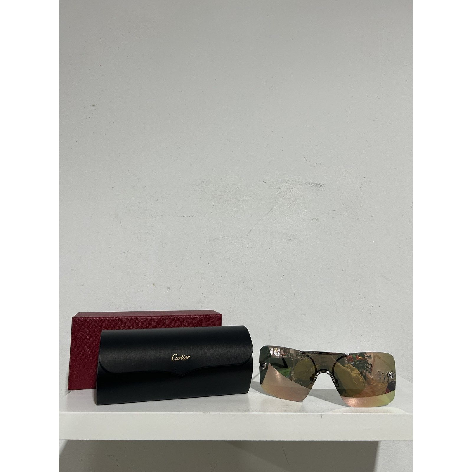 Cartier CARTIER PANTHÉRE SHIELD SUNGLASSES PREOWNED Size ONE SIZE - 1 Thumbnail