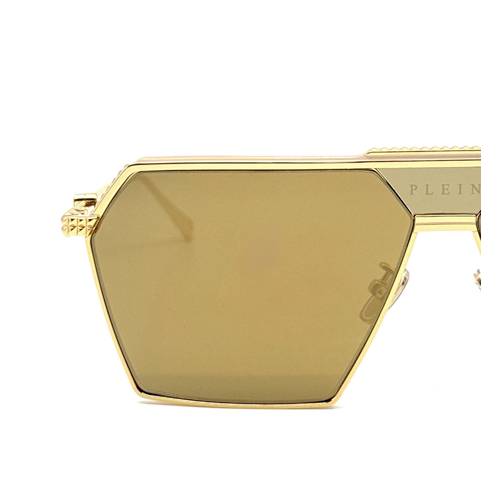 Philipp Plein PHILIPP PLEIN Sunglasses Stud SPP076V Col400G Authentic Size ONE SIZE - 4 Thumbnail