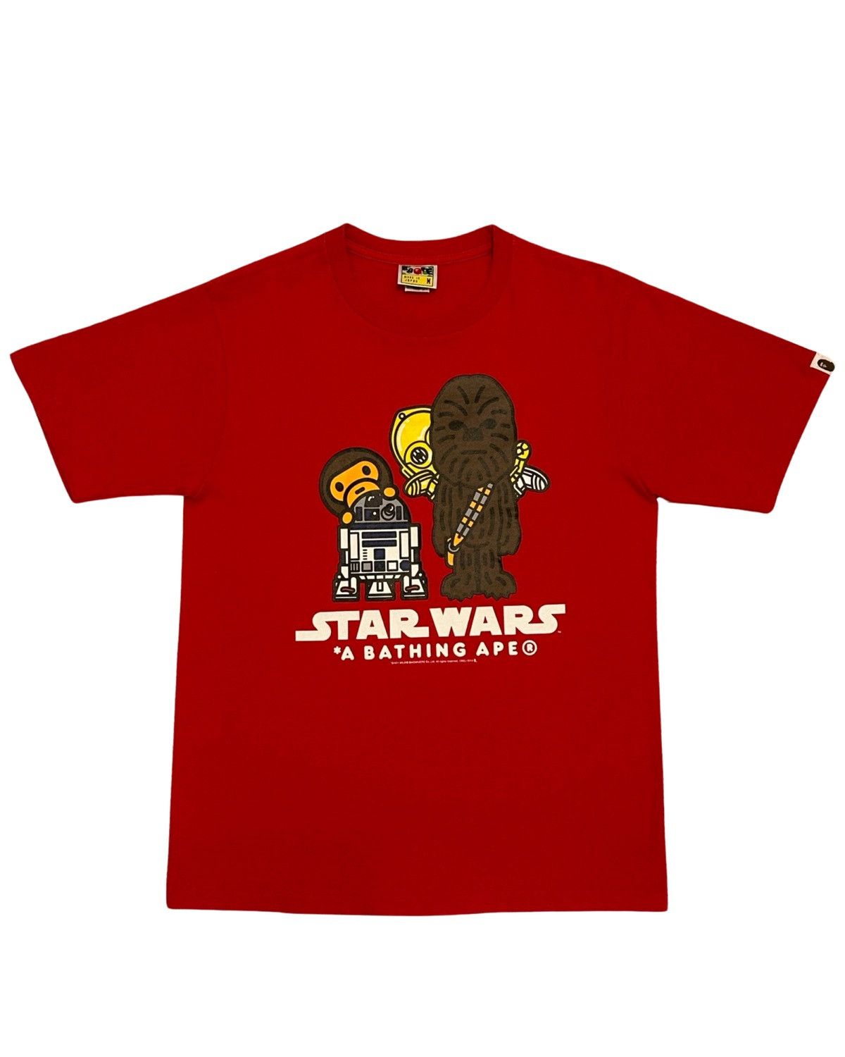 BAPE X Star Wars R2-D2 & C-3PO Tee Black