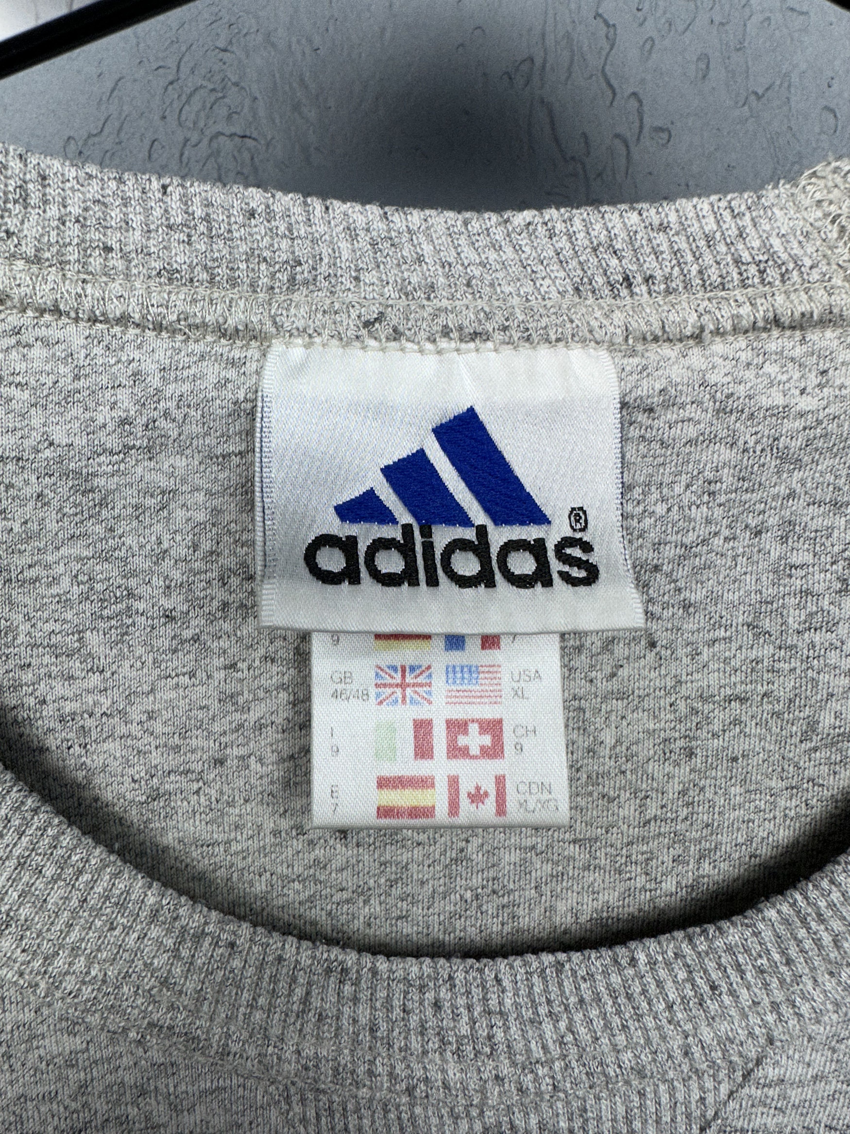 Adidas Adidas Vintage Mens Big Logo T-Shirt Size US XL / EU 56 / 4 - 5 Thumbnail