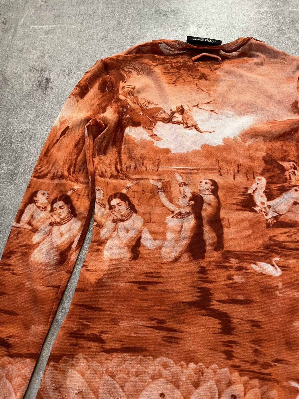 Jean Paul Gaultier Vintage Jean Paul Gaultier SS94 Krishna & the Gopis mesh l Size US S / EU 44-46 / 1 - 11 Thumbnail