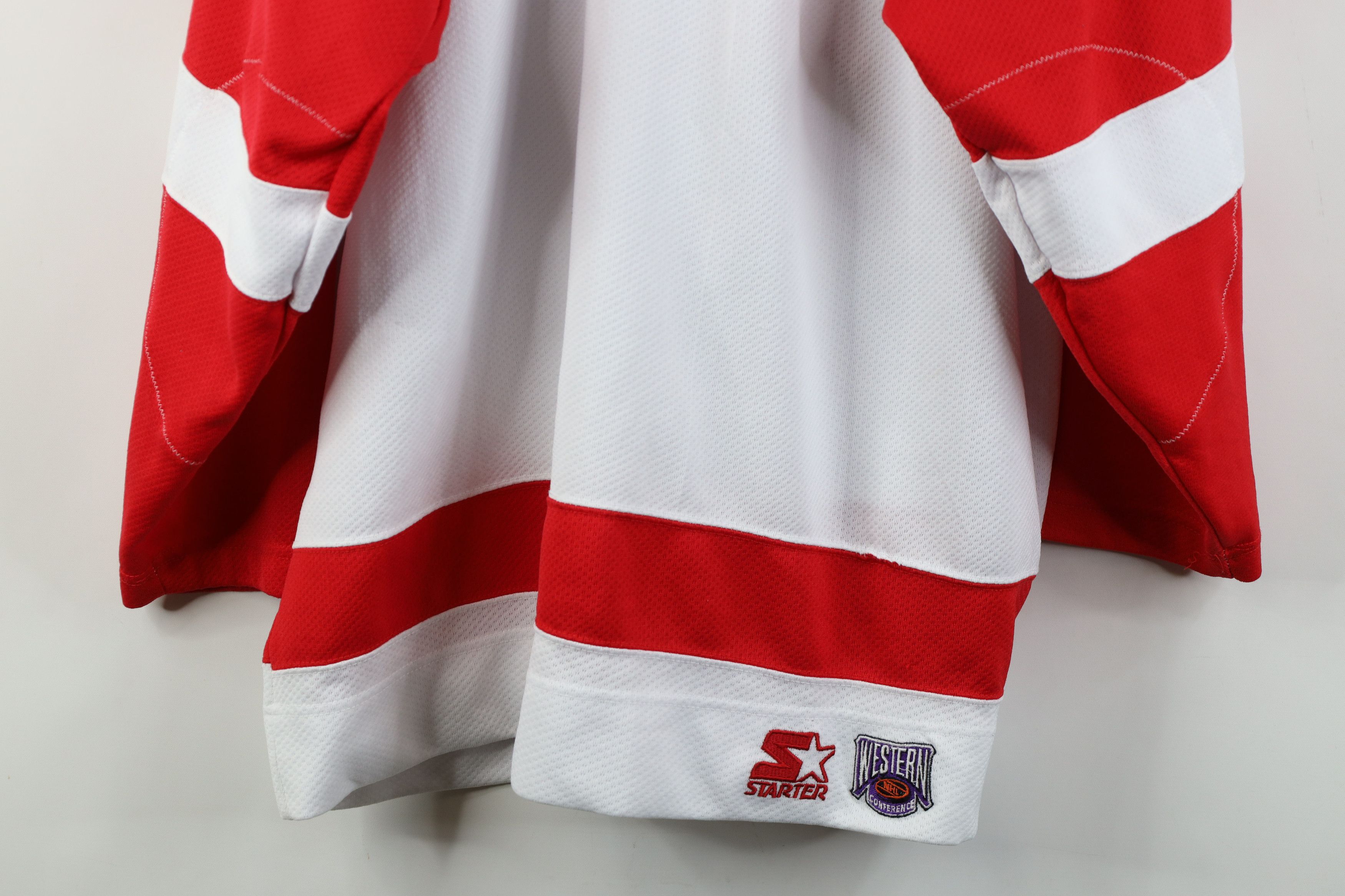 Starter Vintage 90s Starter Red Wings Hockey Jersey 2Pac 2 Pac White Size US L / EU 52-54 / 3 - 16 Thumbnail