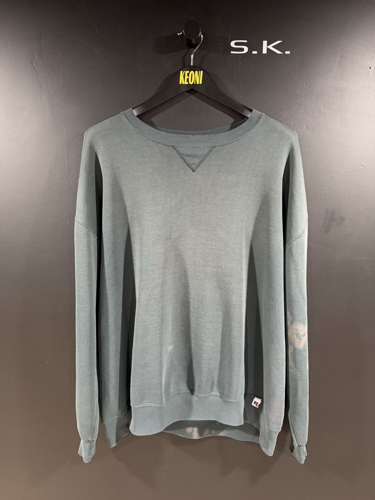 Russell Athletic 1990s Vintage Russell Athletic Grunge Faded Sweatshirt XXL Size US XXL / EU 58 / 5 - 1 Thumbnail