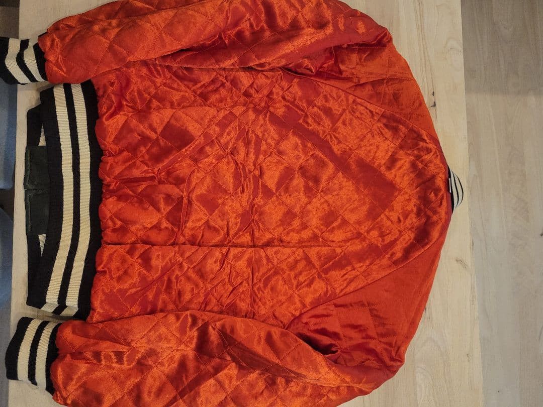 Gucci Gucci Reversible Olive Satin Bomber Jacket Size US L / EU 52-54 / 3 - 5 Thumbnail