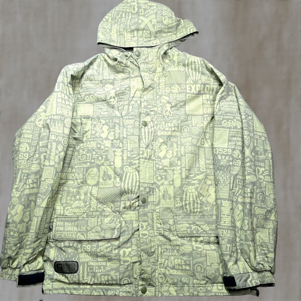 Y/Project Grenade Fatigue Project Parka Jacket Reversible Green Olive Mens Large Size US 33 - 1 Thumbnail