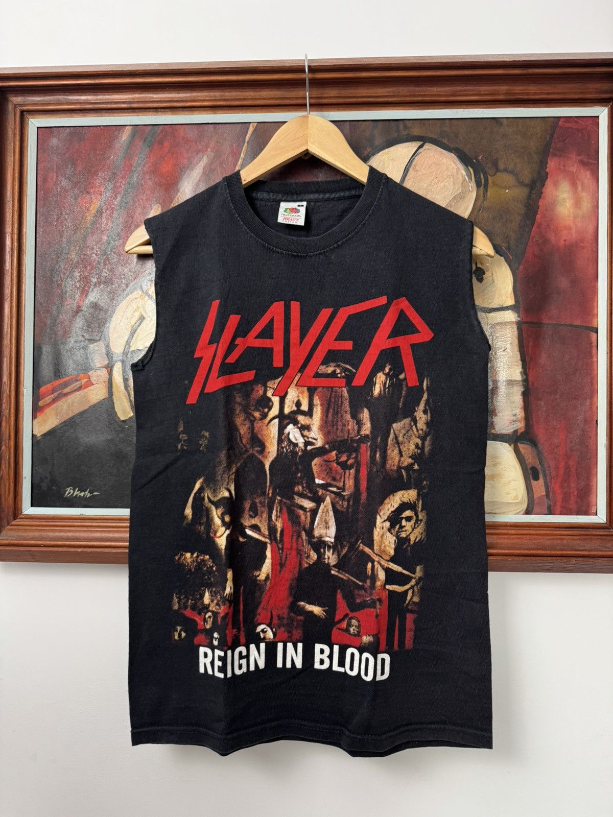 Slayer Reign in Blood Vintage l Y2k Band Tee Rare Tank Top