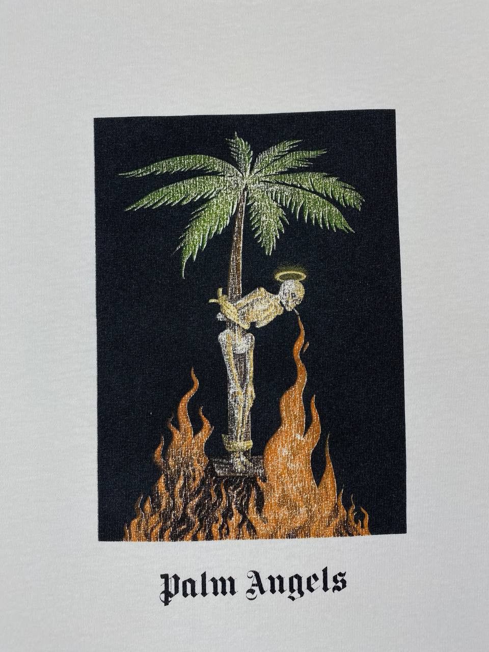 Palm Angels Palm Angels Big Logo Smoking Skeleton T Shirt Men Size M Size US M / EU 48-50 / 2 - 4 Thumbnail