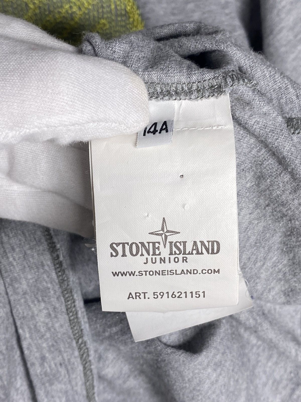 Stone Island Stone Island Junior 14 Years Long Sleeve T Shirt Embroidered Size US XS / EU 42 / 0 - 6 Thumbnail