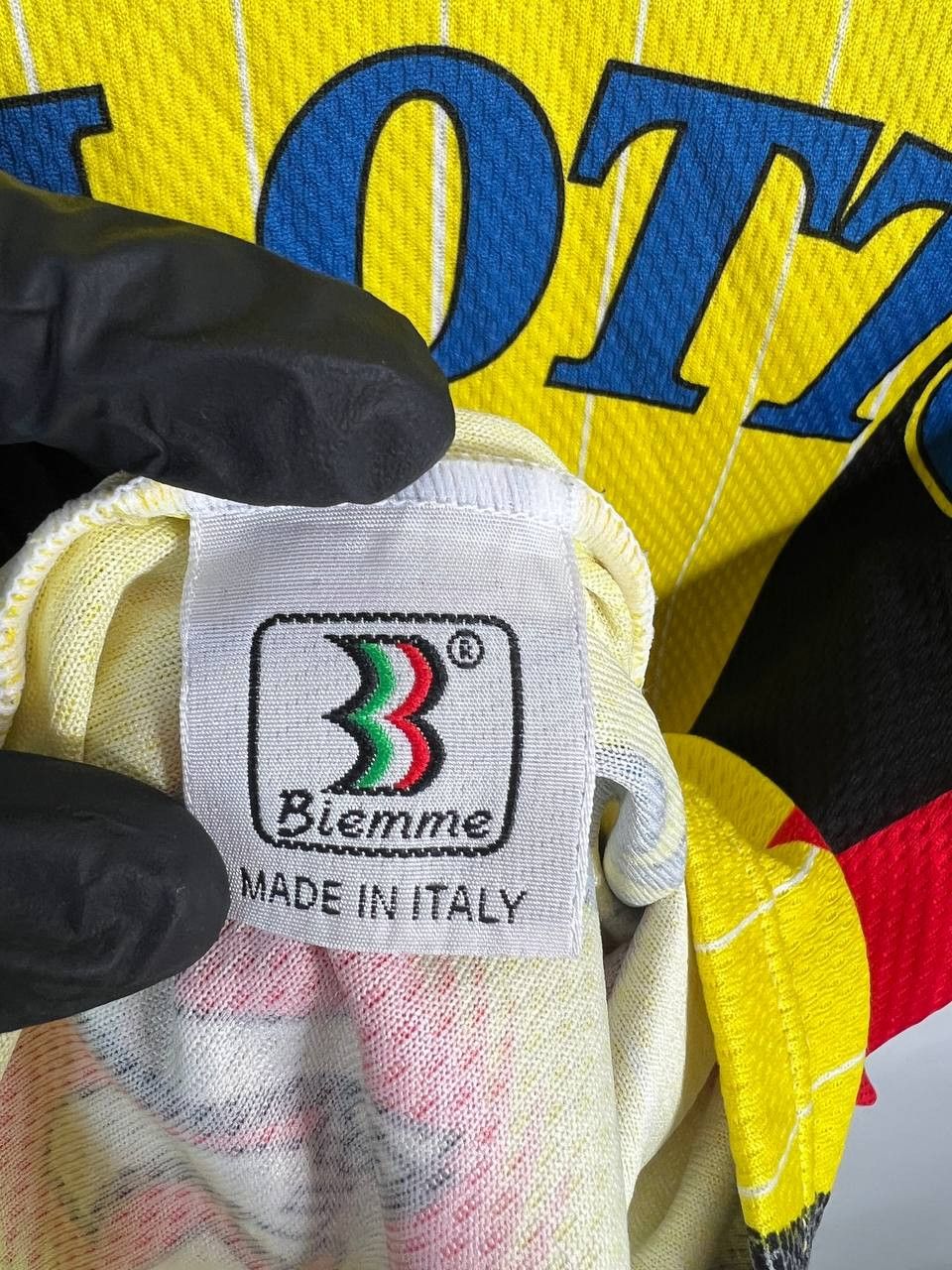Vintage Roslotto Cycling Jersey By Biemme 1990s Sidi Bianchi Sz L Size US L / EU 52-54 / 3 - 5 Thumbnail