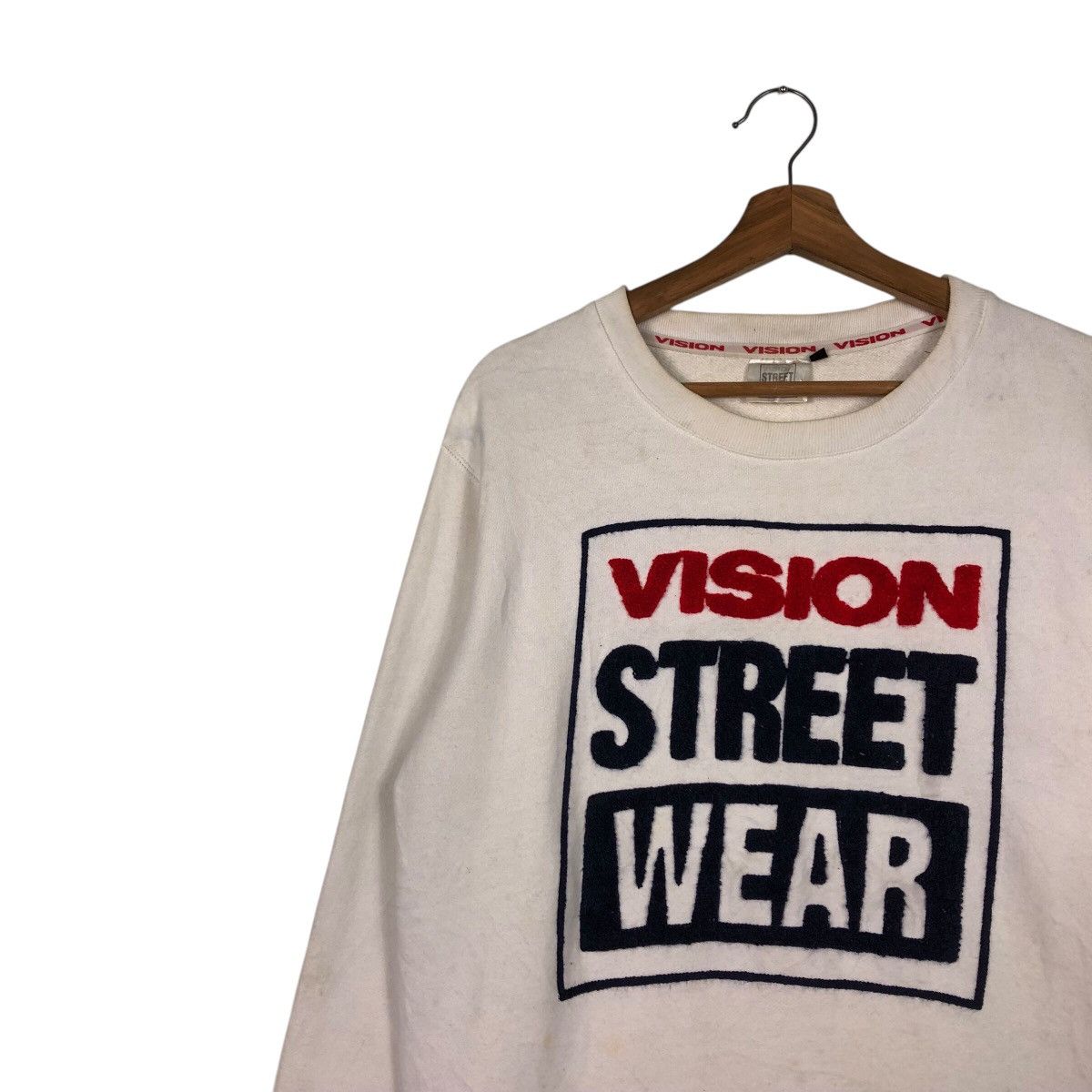 Japanese Brand 📌Vintage Sweatshirt Vision Streetwear Big Logo Size US M / EU 48-50 / 2 - 8 Thumbnail