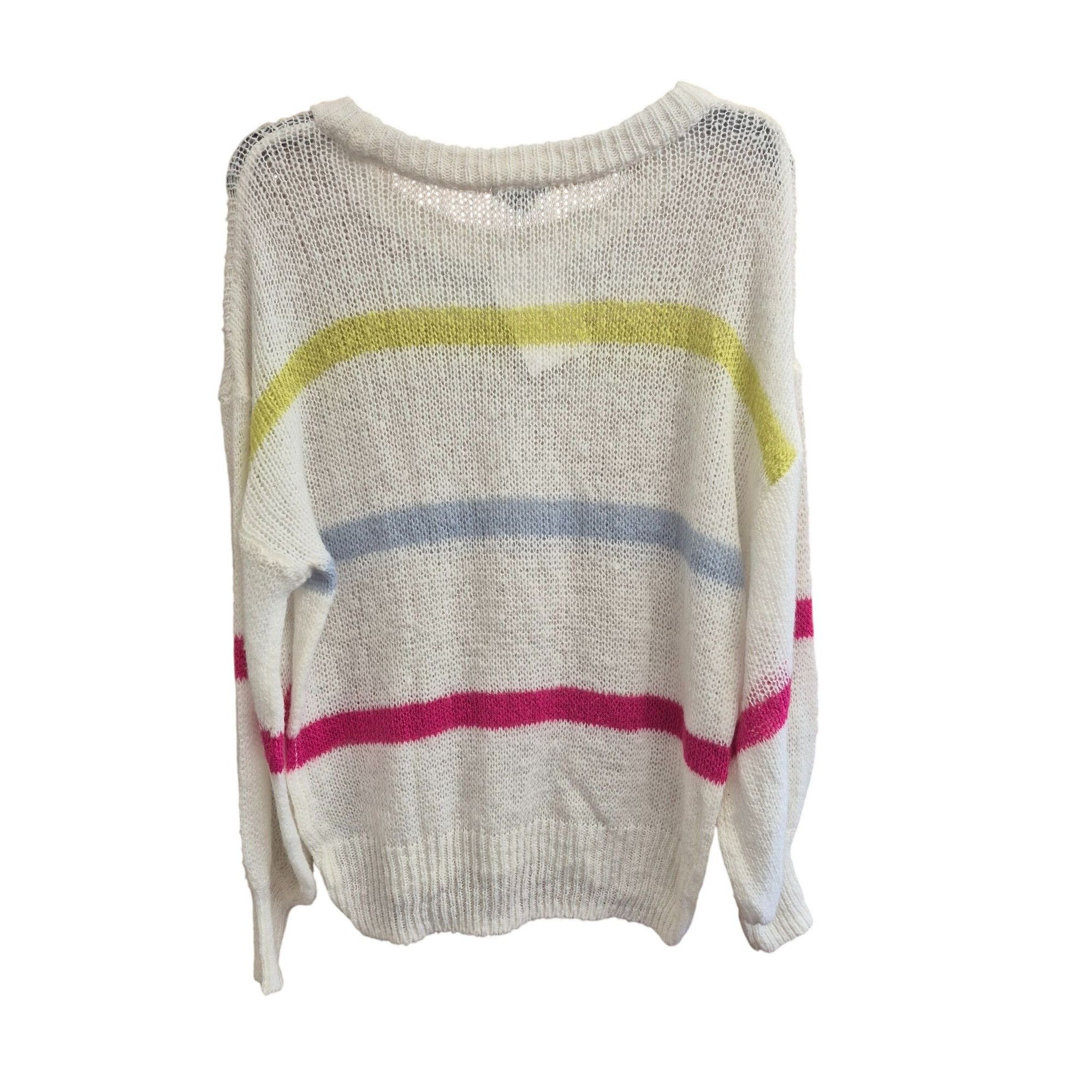 Other Wild Fable Womens Striped Crewneck Oversized Pullover Sweate Size M / US 6-8 / IT 42-44 - 7 Thumbnail