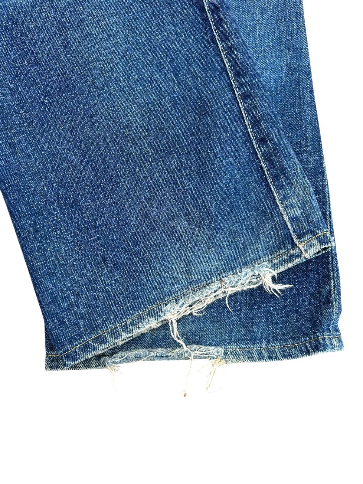 Kapital VINTAGE EDWIN 505XS SELVEDGE DISTRESSED DENIM JEANS Size US 30 / EU 46 - 17 Thumbnail