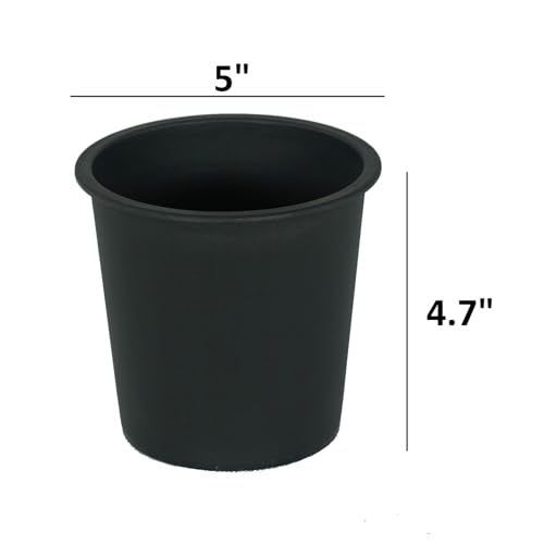 Designer × Homemade 5" Round Nursery Plant Pot - Garden Plastic Pots with Draina Size US L / EU 52-54 / 3 - 7 Thumbnail