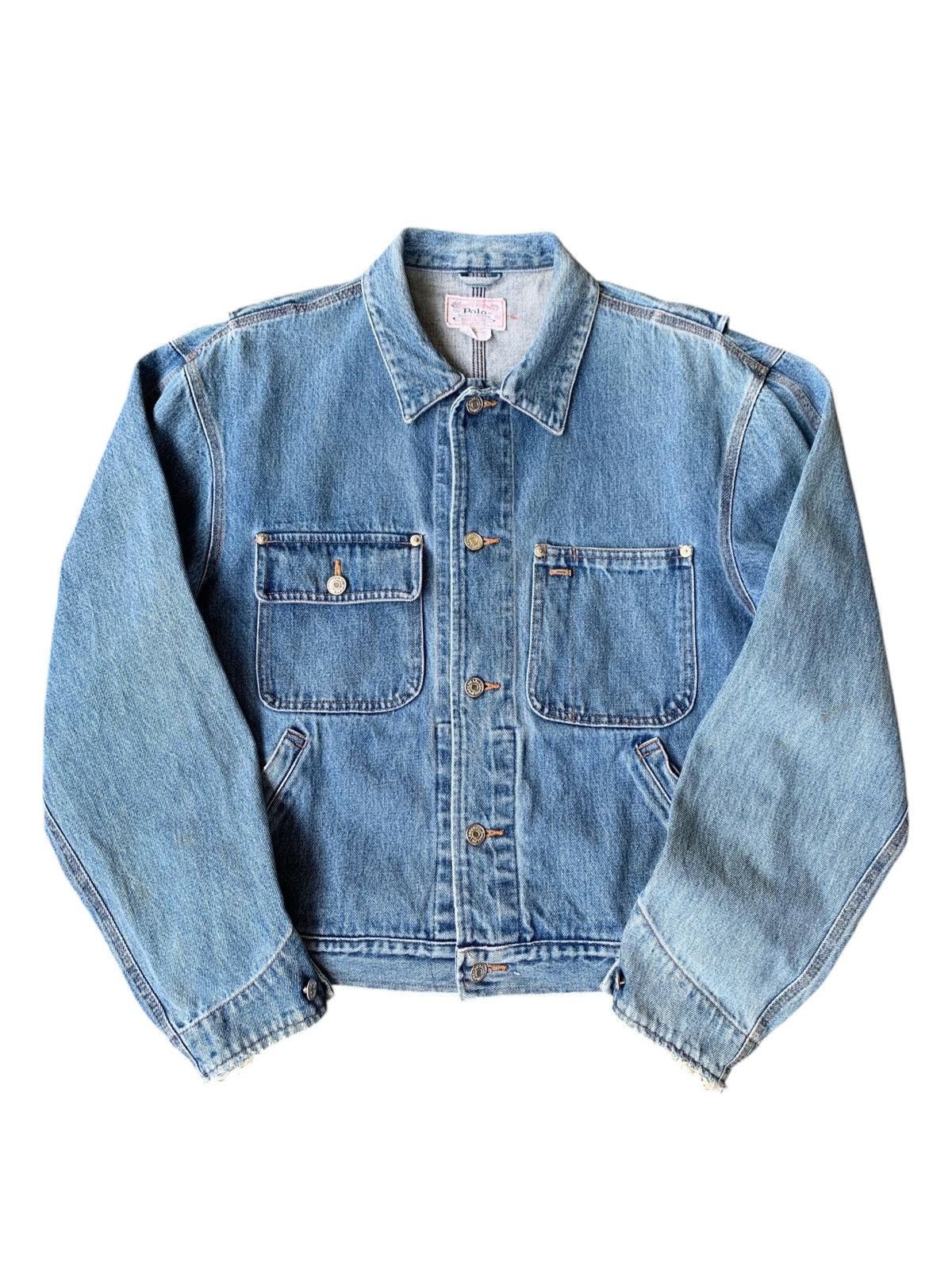 Lauren Polo jacket Ralph 80s〜90s denim