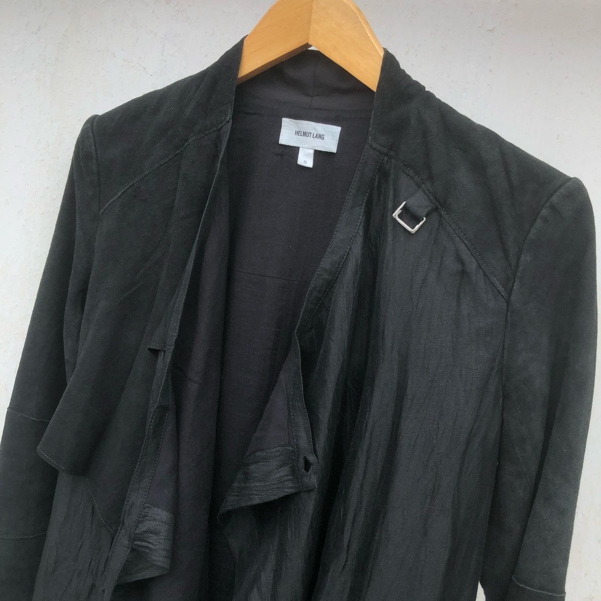 Helmut Lang × Vintage 1990s Helmut Lang Hybrid Belt Coat Vampire Jacket Size US S / EU 44-46 / 1 - 5 Thumbnail