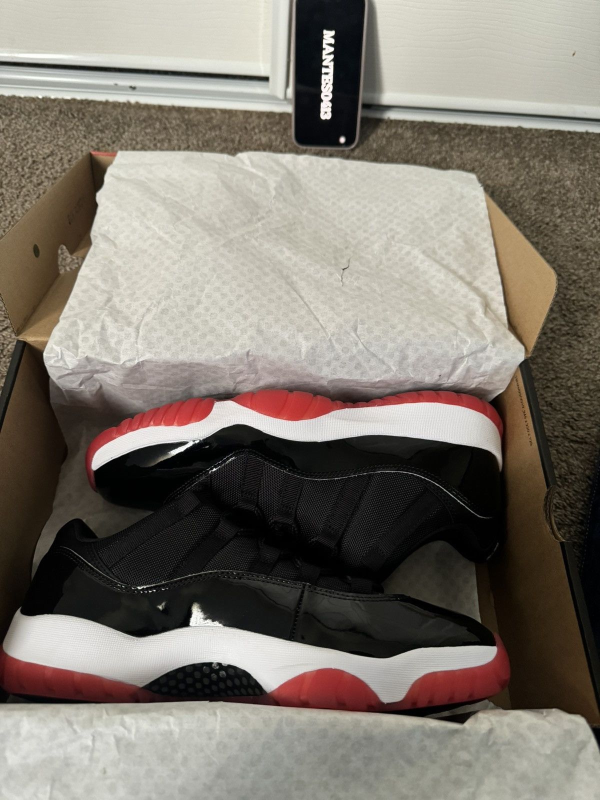 Jordan Brand × Nike Jordan 11 Bred Low Size US 11 / EU 44 - 14 Thumbnail