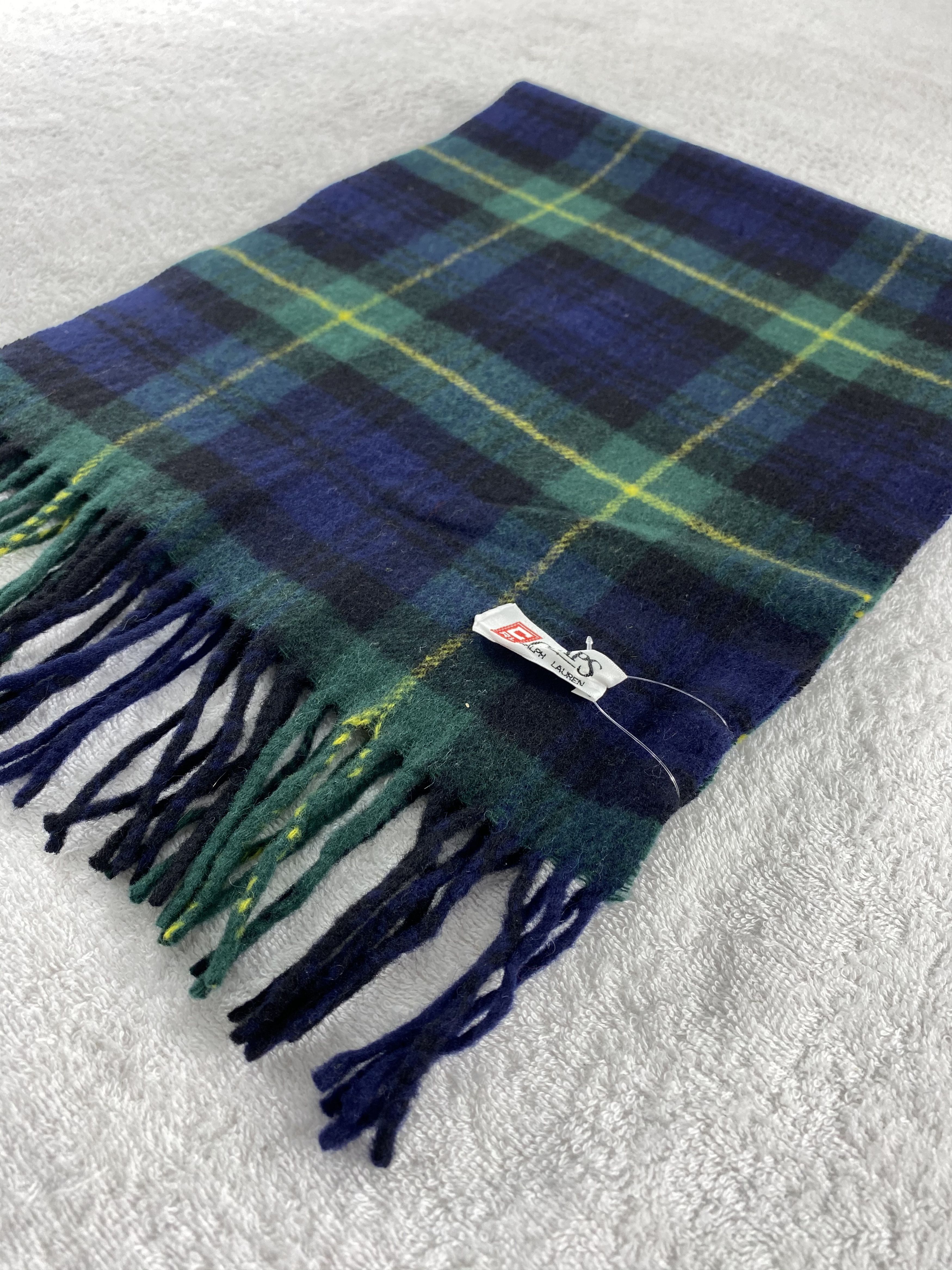 Chaps Ralph Lauren × Vintage Chaps Ralph Lauren Scarf / Muffler / Neckwear - WW1711 Size ONE SIZE - 3 Thumbnail