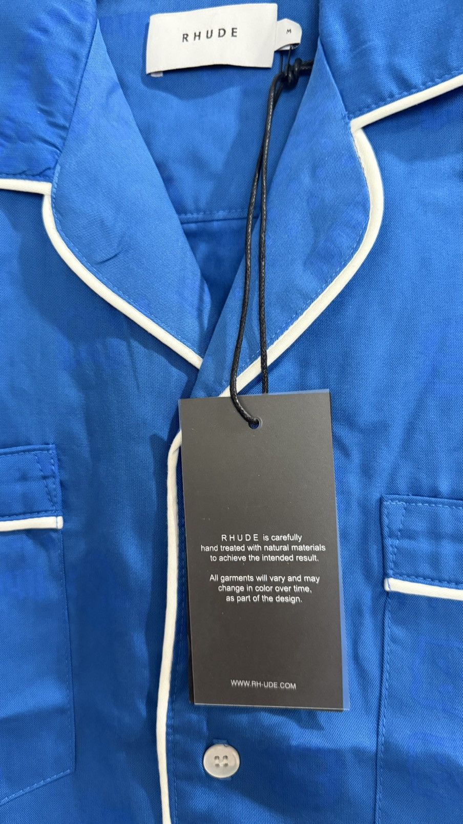 Rhude Rhude Bandana PJ Short Sleeve Shirt in Blue Size M - New Size US M / EU 48-50 / 2 - 3 Thumbnail