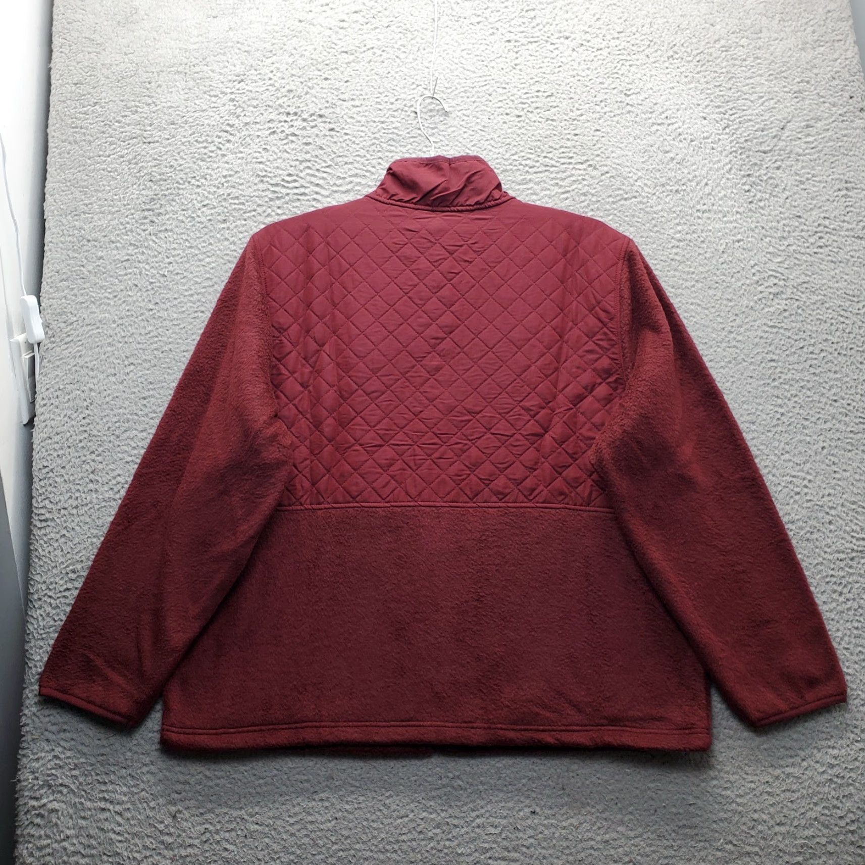 Eddie Bauer Eddie Bauer Zip Up Polar Fleece Jacket Womens XXL Red EB010877 Jacket Womens XXL Red EB010877 Size XXL / US 16-18 / IT 52-54 - 2 Thumbnail