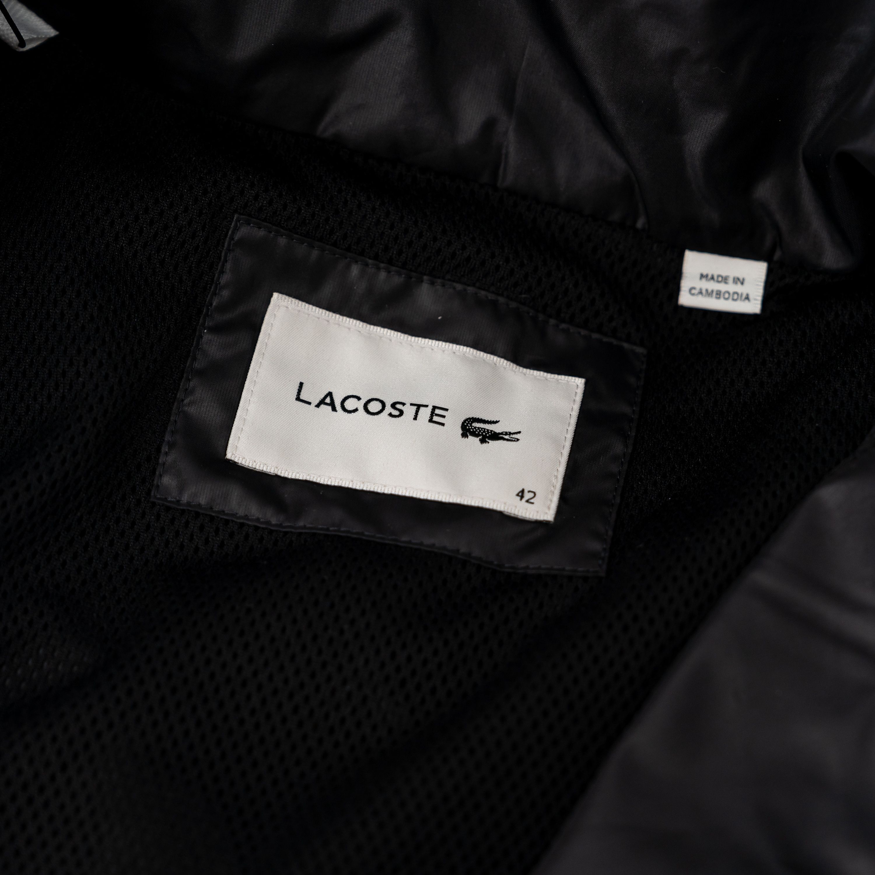 Lacoste 42 L Lacoste Track Jacket Oversized Colorblock Black Teal Size L / US 10 / IT 46 - 8 Thumbnail